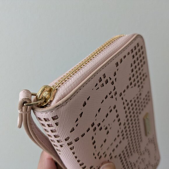 Kate Spade Sparkly Rose Pink Wallet w/Strap - Picture 3 of 5